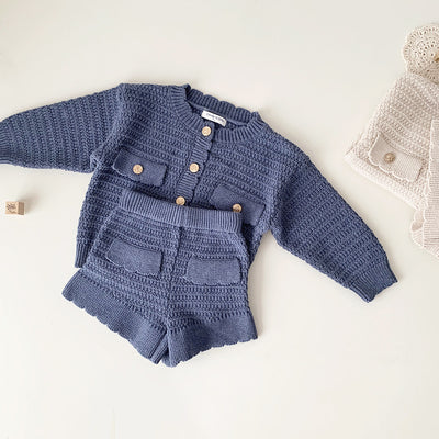 Conjunto de Punto Cuello Redondo con Shorts - Image 41