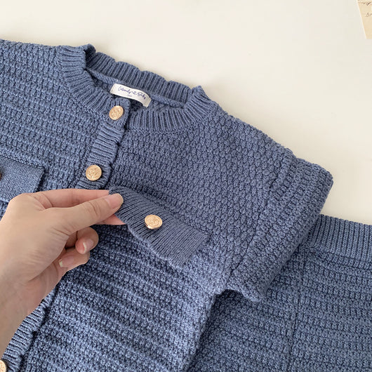 Conjunto de Punto Cuello Redondo con Shorts - Image 43