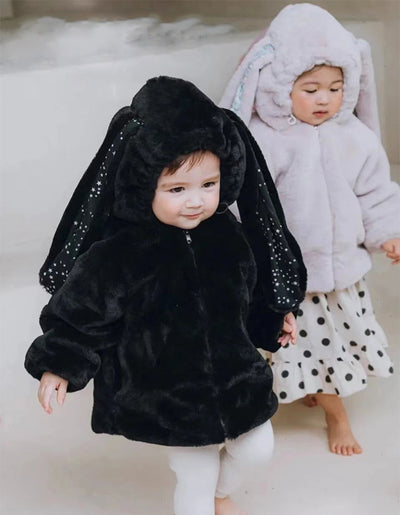 Pijama Enterizo Térmico para Bebé y Niño Pequeño con Orejas de Conejo - Image 15