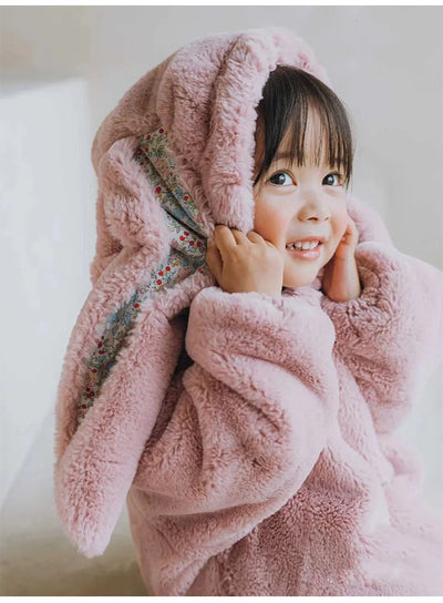 Pijama Enterizo Térmico para Bebé y Niño Pequeño con Orejas de Conejo - Image 17