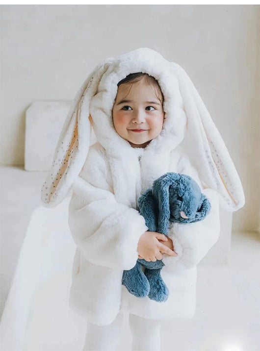 Pijama Enterizo Térmico para Bebé y Niño Pequeño con Orejas de Conejo - Image 19