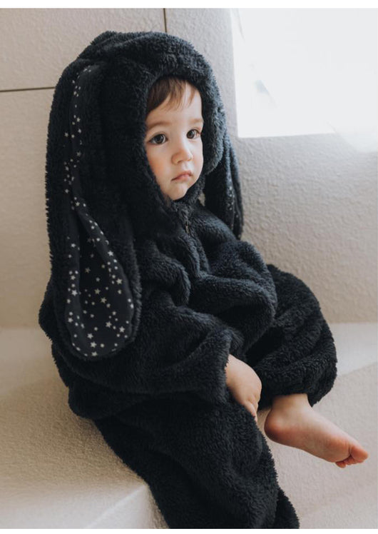 Pijama Enterizo Térmico para Bebé y Niño Pequeño con Orejas de Conejo - Image 23