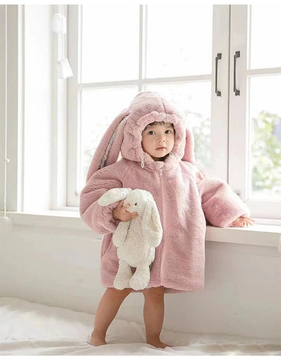 Pijama Enterizo Térmico para Bebé y Niño Pequeño con Orejas de Conejo - Image 25
