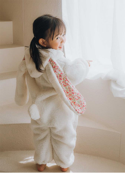 Pijama Enterizo Térmico para Bebé y Niño Pequeño con Orejas de Conejo - Image 26