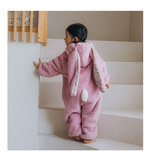 Pijama Enterizo Térmico para Bebé y Niño Pequeño con Orejas de Conejo - Image 28