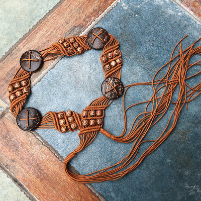 Cinturón Bohemio Artesanal Estilo Hippie - Image 10