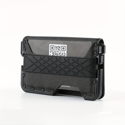 Billetera de Cuero Minimalista con Marco Metálico para Hombre - Image 12