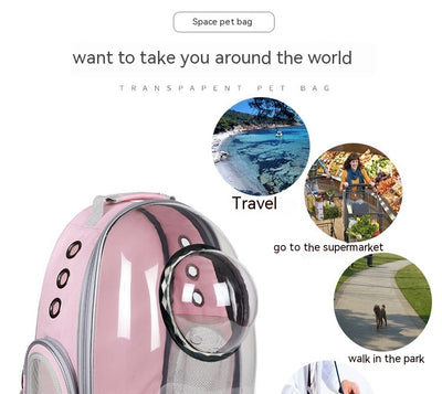 Mochila Transportín Cápsula Panorámica para Gatos - Image 13