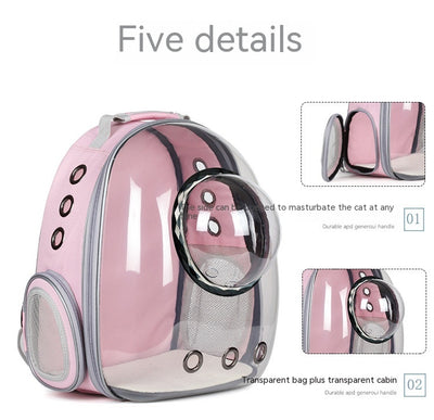 Mochila Transportín Cápsula Panorámica para Gatos - Image 14