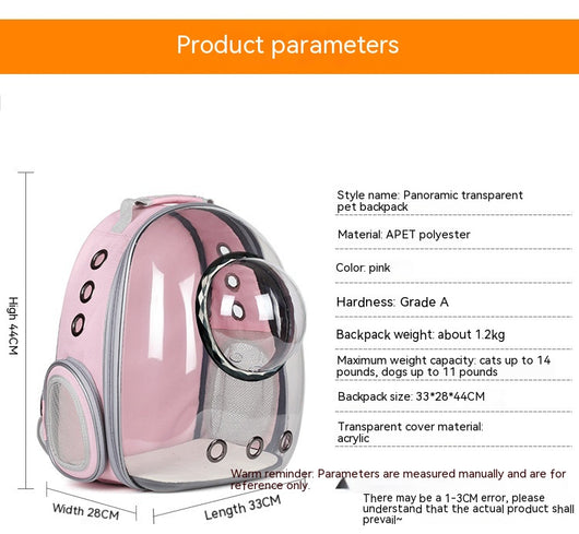 Mochila Transportín Cápsula Panorámica para Gatos - Image 19
