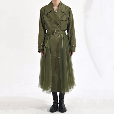 Chaqueta Cortavientos Verde con Malla Coreana para Mujer - Image 47