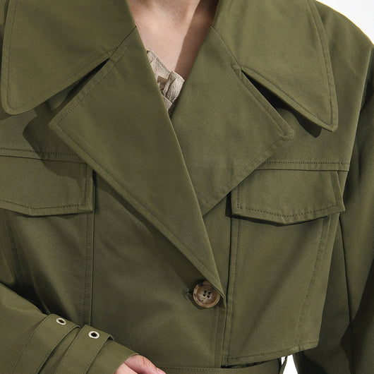 Chaqueta Cortavientos Verde con Malla Coreana para Mujer - Image 57