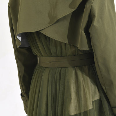Chaqueta Cortavientos Verde con Malla Coreana para Mujer - Image 62