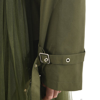 Chaqueta Cortavientos Verde con Malla Coreana para Mujer - Image 63