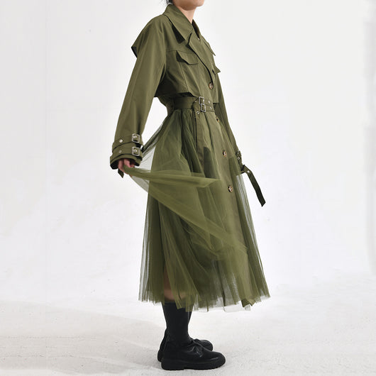 Chaqueta Cortavientos Verde con Malla Coreana para Mujer - Image 66