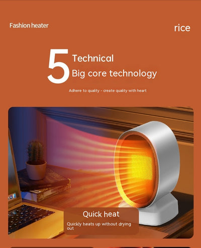 Calefactor de Escritorio Eficiente - Calentamiento Rápido para Hogar y Oficina - Image 11