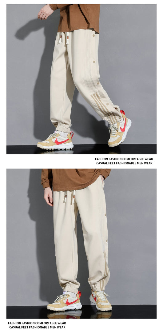 Pantalones Deportivos Holgados con Tobillera para Hombre - Estilo Otoño - Image 14