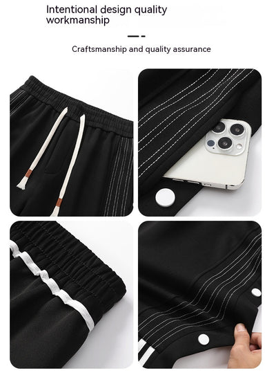 Pantalones Deportivos Holgados con Tobillera para Hombre - Estilo Otoño - Image 18