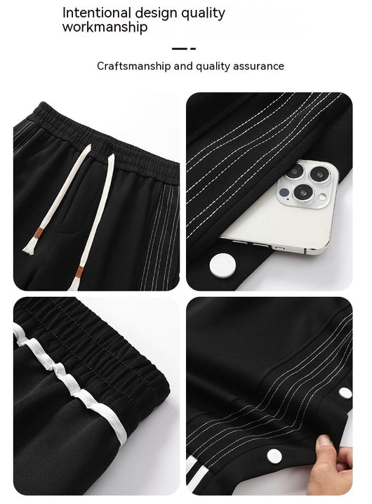 Pantalones Deportivos Holgados con Tobillera para Hombre - Estilo Otoño - Image 18