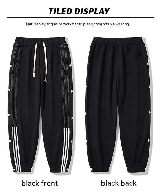 Pantalones Deportivos Holgados con Tobillera para Hombre - Estilo Otoño - Image 21
