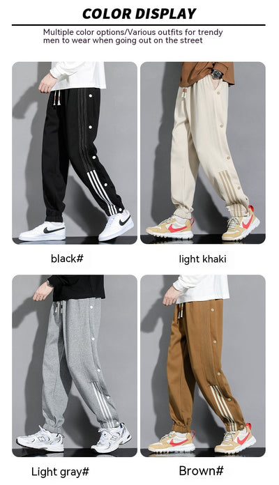 Pantalones Deportivos Holgados con Tobillera para Hombre - Estilo Otoño - Image 22