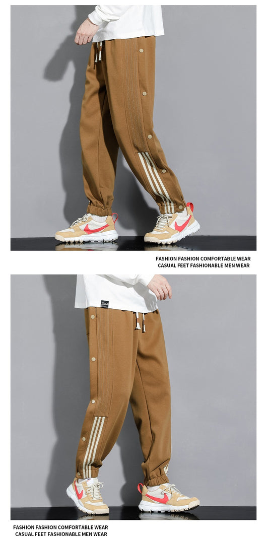 Pantalones Deportivos Holgados con Tobillera para Hombre - Estilo Otoño - Image 23
