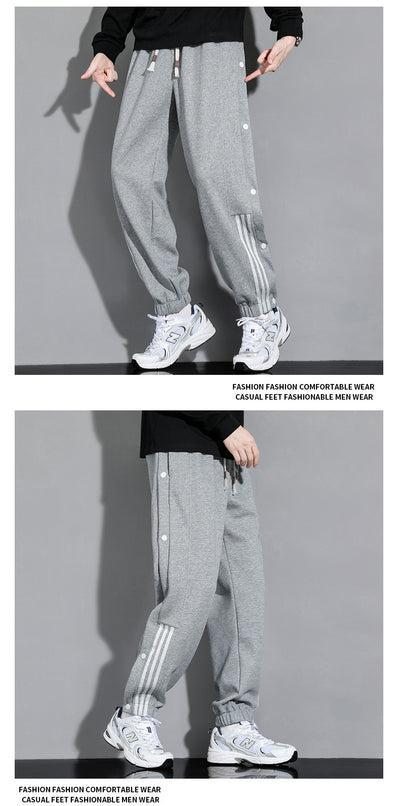 Pantalones Deportivos Holgados con Tobillera para Hombre - Estilo Otoño - Image 25