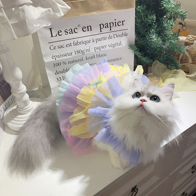 Vestido de Encaje Mesh para Mascotas - Ropa Elegante para Gatos y Perros - Image 8