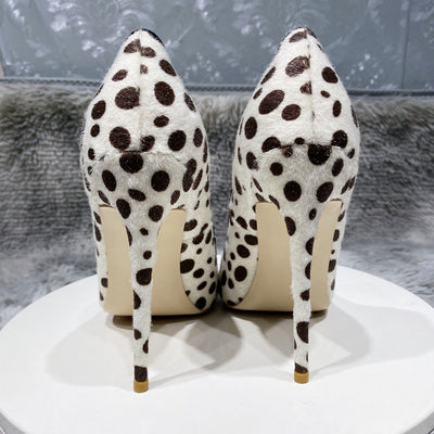 Tacones Altos de Crin de Caballo para Mujer - Image 7