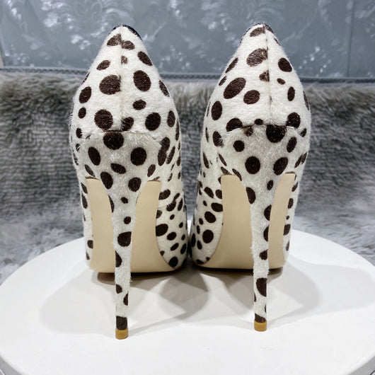 Tacones Altos de Crin de Caballo para Mujer - Image 7