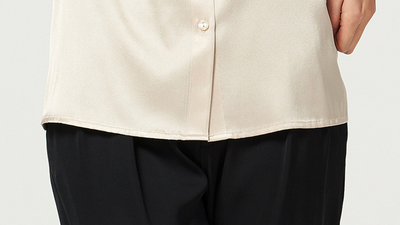 Blusa de Seda Manga Larga para Mujer - Image 17