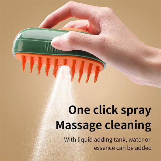 Cepillo de Baño con Vapor para Gatos y Perros - Masaje Automático con Autolimpieza - Image 11