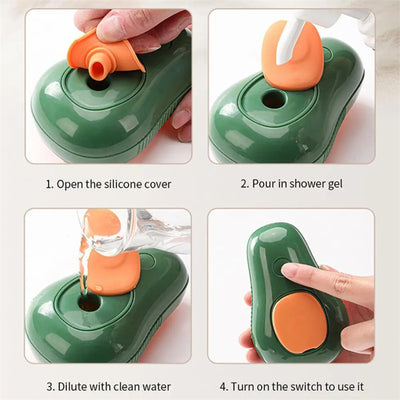 Cepillo de Baño con Vapor para Gatos y Perros - Masaje Automático con Autolimpieza - Image 16