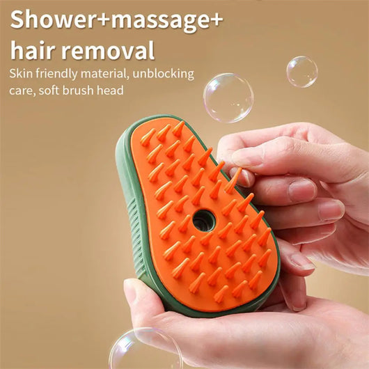 Cepillo de Baño con Vapor para Gatos y Perros - Masaje Automático con Autolimpieza - Image 19