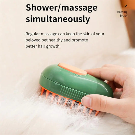 Cepillo de Baño con Vapor para Gatos y Perros - Masaje Automático con Autolimpieza - Image 20