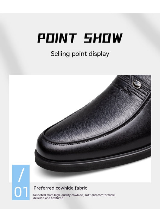 Zapatos de Cuero Genuino Estilo Inglés para Hombre - Elegancia Casual Profesional - Image 7