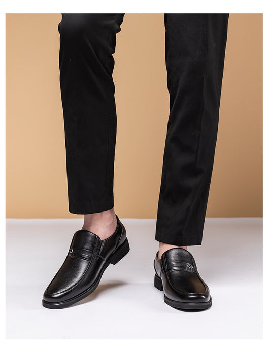 Zapatos de Cuero Genuino Estilo Inglés para Hombre - Elegancia Casual Profesional - Image 10