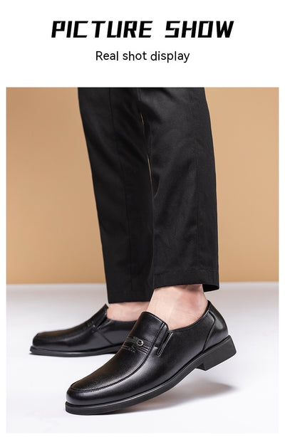 Zapatos de Cuero Genuino Estilo Inglés para Hombre - Elegancia Casual Profesional - Image 13