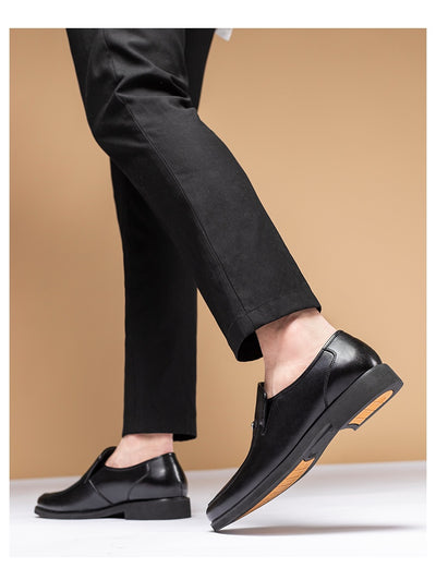 Zapatos de Cuero Genuino Estilo Inglés para Hombre - Elegancia Casual Profesional - Image 14