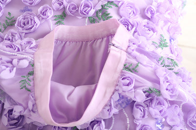 Falda de Tul con Flores Bordadas y Lentejuelas 3D - Image 32
