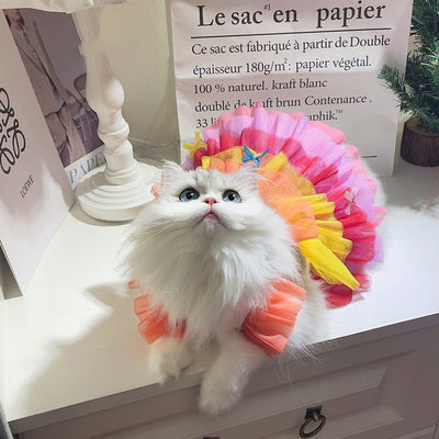 Vestido de Encaje Mesh para Mascotas - Ropa Elegante para Gatos y Perros - Image 14