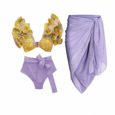Traje de Baño Enterizo Estampado Retro para Mujer - Image 11
