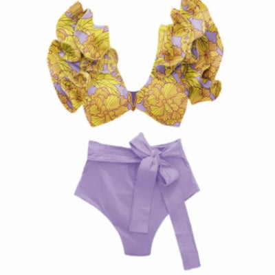 Traje de Baño Enterizo Estampado Retro para Mujer - Image 12