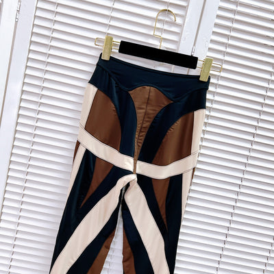 Leggings Deportivos con Malla y Costuras Decorativas para Mujer - Image 31