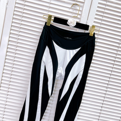 Leggings Deportivos con Malla y Costuras Decorativas para Mujer - Image 32