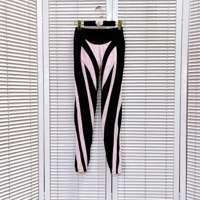 Leggings Deportivos con Malla y Costuras Decorativas para Mujer - Image 37
