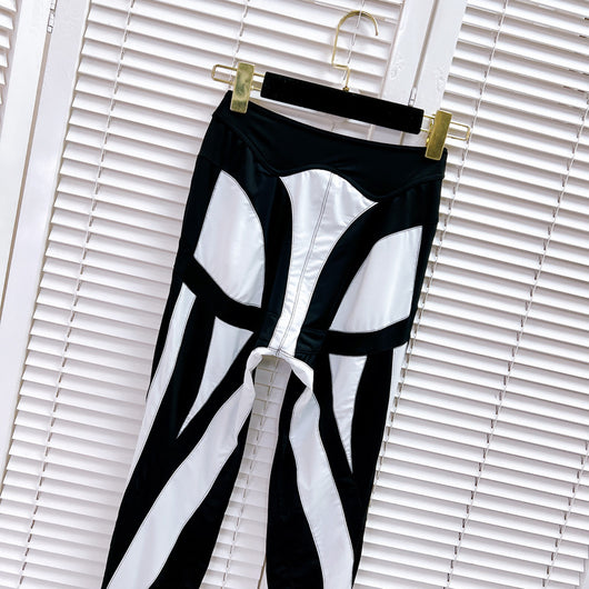 Leggings Deportivos con Malla y Costuras Decorativas para Mujer - Image 38