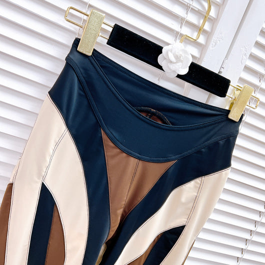 Leggings Deportivos con Malla y Costuras Decorativas para Mujer - Image 46