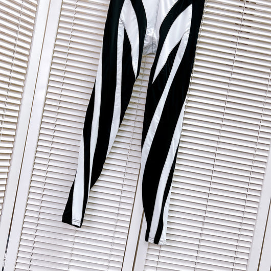 Leggings Deportivos con Malla y Costuras Decorativas para Mujer - Image 47