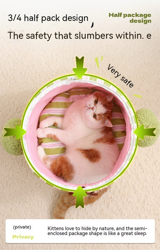 Casa Árbol de Coliflor 3D para Gatos con Cueva Cerrada - Image 14